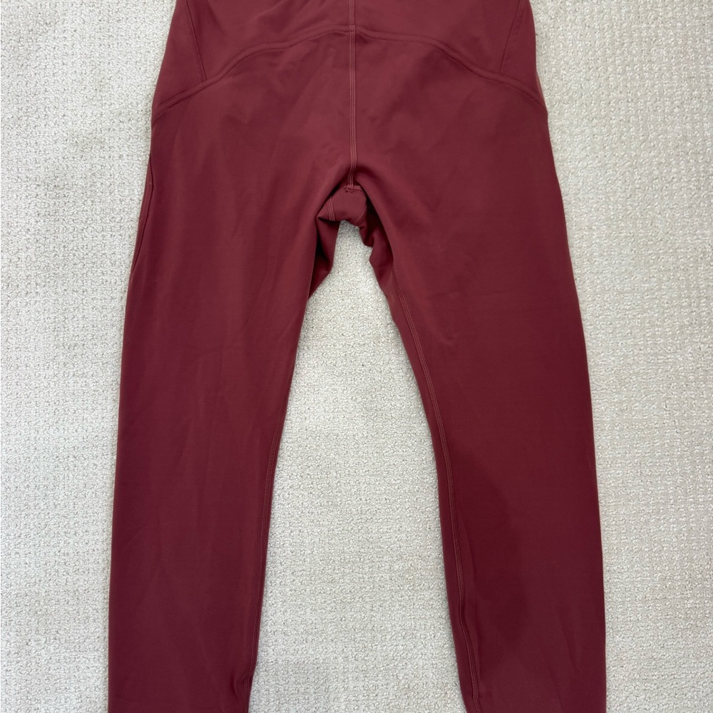 lululemon athletica Deep Red/Rust Leggings
